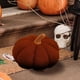 thumbnail image 4 of Xihbxyly Cojín de Calabaza, Diseño de Punto Suave Inspirado En Halloween, Acogedor para La Sala de Estar, Juguete y Cojín Versátil, Ambiente Espeluznante de Temporada, Tamaños Disponibles: 20 Cm, 28, 4 of 6