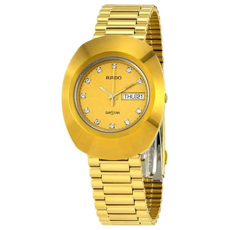 Rado Diastar Quartz Diamond Gold Dial Men's Watch R12393633