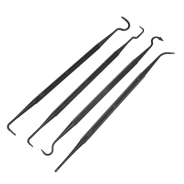 sweethay Gancho de cepillo de tubo, púas de aerógrafo multiusos, accesorios de limpieza prácticos y resistentes, suministros de mantenimiento para Suministros de limpieza para el hogar sweethay HA061425-00