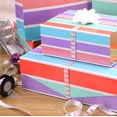 thumbnail image 3 of FFIY Large Gift Box 14x9.5x4.5 Inches, Sturdy Gift Box with Lid, Collapsible Gift Box with Magnetic Closure, Bridesmaid Proposal Box for Gift Packaging (Multicolor Glossy Finish), 3 of 6