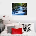 thumbnail image 3 of Creowell  Peaceful Dreamlike Waterfall Artwork Modern Nature Landscape Art Painting Picture Print Art Work for Walls Hotel Bedroom Interior Wall Decor 20x16 Inch, 3 of 3