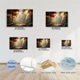 thumbnail image 3 of Oil Painting Style Landscape Canvas Art with Pine Wood Frame, Nature Decor & Gift for Bedroom, Living Room, 3 of 7
