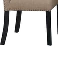 thumbnail image 5 of Wooden Side Chairs with Nailhead Trims, Set of 2, Beige and Black, 5 of 5
