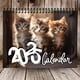 thumbnail image 2 of Popular! Desk Calendar 2025,12 Monthly Wall Calendar Assorted Patterns, Easy To HangClearance, 2 of 5