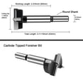 thumbnail image 2 of GHSDFBB 1-1/8 Inch Forstner Drill Bit, Carbide Tipped Forstner Bit for Hard Wood, Wood Drilling Hole Saw Set Woodworking Hinge Cutter Tool Kits for Wood Plastic Plywood, 2 of 7