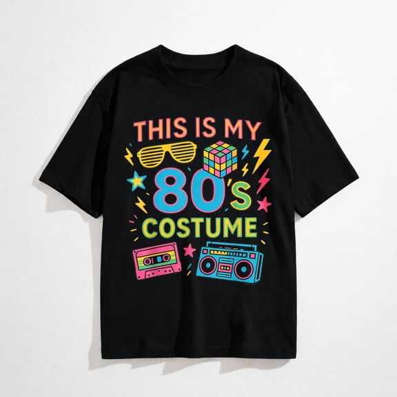 This is My 80s Costume 80's Party for Women Man T-Shirt