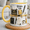 Black, variant on Writer Ceramic Coffee Mugs with Typewriter & Notebook Design, Personalized Gift for Authors 11 oz 15 oz