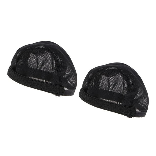 2 piezas de tocado de muñeca fijo - Red / Accesorio para muñecas Kurhn de 12 pulgadas Negro