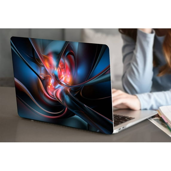 Hard Shell Case Cover Only Compatible New MacBook Air 13 inchs with Retina Display Touch ID Cable Tie Model: A1932&A2179&A2337 m1