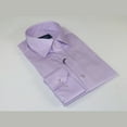 thumbnail image 4 of Men 100% Sateen Cotton Shirt Manschett Quesste Turkey Slim Fit 4010-06 Lilac, 4 of 6