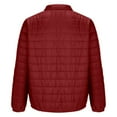 thumbnail image 6 of USNSM Men's Puffer Jacket Winter Quilted Puffy Jackets Lightweight Warm Winter Coats Water-Resistant Windproof Insulated Coats Red XS, 6 of 6