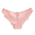 thumbnail image 2 of HUPOM Satin Panties Underwear For Women Briefs Leisure Tie Seamless Waistband Pink XL, 2 of 7