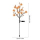 thumbnail image 3 of Luces solares para jardín exterior | Decoración de calabaza con hojas de arce para Acción de Gracias | Lámpara solar de 20 LED con estaca para el suelo | Decoración otoñal de bajo consumo |, 3 of 7
