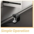 thumbnail image 2 of Minkissy Adjustable Cabinet Drawer Clips 1Set Black Rectangular Clamping Tool for DIY Projects, 2 of 7