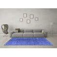 thumbnail image 3 of Ahgly Company Indoor Rectangle Oriental Blue Industrial Area Rugs, 2' x 4', 3 of 4