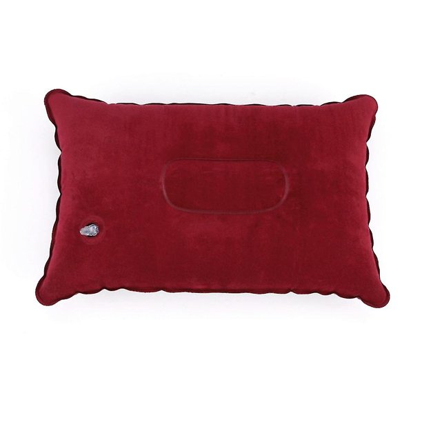 Almohadas de viaje, almohadas de aire de nailon inflables ultraligeras, cojín para dormir para acampar, color rojo Rojo Verde Cocina, Decoración y Otros