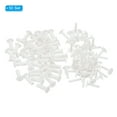 thumbnail image 3 of M5*15mm Plastic Binding Post, 50 Sets Plastic Chicago Screws Binding Screw Rivets Post Press-on Buckle for Leather Scrapbook Photo Albums, White, 3 of 6