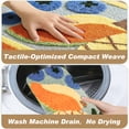 thumbnail image 7 of Kaisaatti Pineapple Fruits Multicolor Microfiber Bath Mat, 19.7" x 31.5", Non-Slip Backing, 7 of 7