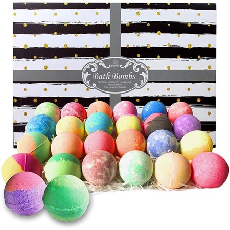 Purelis B07RS2LS2G Bath Bombs Gift Set for Women & Men with Luxury Bath Bombs - 24 Piece