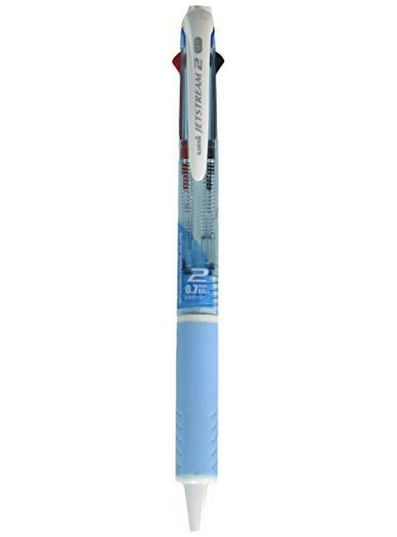 Uni Ballpoint Pen Jetstream 2 Color Black, Red Ink 0.7mm, Sky Blue (SXE230007.8)