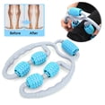 thumbnail image 4 of Masajeador de piernas con abrazadera, portátil, 360 grados, masaje totalmente rodeado, relajación, músculos de la pantorrilla, equipo de Yoga y Fitness, color azul, 4 of 10