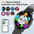 thumbnail image 5 of Minsxk men's Smart Watch 1.39-inch, with Answer Make Call/IP68 waterproof/10 days standby, with Fitness Tracker,fits for Android iPhone Devices, perfect gift（ Black）, 5 of 6