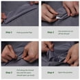 thumbnail image 5 of P&L Men's Suits Classic Fit 2 Piece Business Blazer & Pleated Pants, 5 of 5