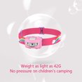 thumbnail image 4 of Faros para niños, faros LED para correr de noche, faros para acampar y montañismo al aire libre, 4 of 5