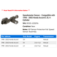 thumbnail image 2 of Speedometer Sensor - Compatible with 1998 - 2002 Honda Accord 2.3L 4-Cylinder 1999 2000 2001, 2 of 2