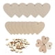 thumbnail image 2 of Apuakthei 10 piezas de adornos de corazón de madera Corazón de madera para bodas Manualidades de bricolaje Fabricación de tarjetas Decoración Día de San Valentín, 2 of 7