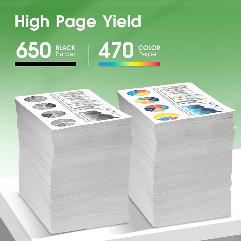 67xl 67 Ink Cartridge 2 Pack Compatible for HP 67XL