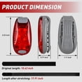 thumbnail image 2 of Nilight LED Safety Light 4PCS Red Green White Marine Navigation Bike Tail Lights Three Modes Waterproof Reflective Gear Clip On Flash Strobe Indicator Lamp for Night Boating Fishing Cycling Jogging, 2 of 9