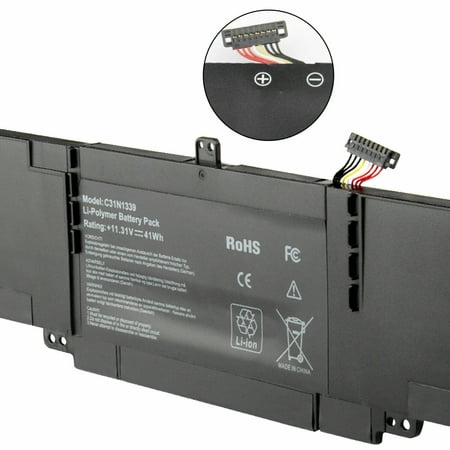 6 Cell Battery For ASUS Q302L Q302LG Q302LA Q302LA-BBI5T14 Q302U Q302UA C31N1339