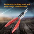 thumbnail image 3 of BJYX Car Fuel Vacuum Line Tube Hose Remover Separator Pliers Angled Type Hose Plier, 3 of 9