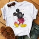thumbnail image 3 of Camiseta de algodón para niños de Disney Mickey Minnie Mouse, nueva camiseta de moda Harajuku para niña, camiseta de verano de manga corta para bebé, ropa para niño, 3 of 5
