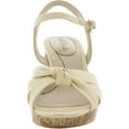 thumbnail image 2 of LifeStride Womens Lucky Faux Leather Knot-Front Slingback Sandals, 2 of 3