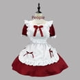 thumbnail image 4 of Lindo estilo vestido de sirvienta clásico negro Alice Soft Girl Lolita vestido de sirvienta vestido de cafetería, 4 of 6