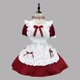 thumbnail image 4 of Lindo estilo vestido de sirvienta clásico negro Alice Soft Girl Lolita vestido de sirvienta vestido de cafetería, 4 of 6