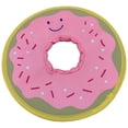 thumbnail image 1 of Flying Disc Dog Toy: Canvas Donut Design Puppy Flyer Dog Fetch Toy for Training, 1 of 10