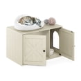 thumbnail image 5 of Cat Litter Box Enclosure - White Wash - Odor Control & Stylish Design, 5 of 6
