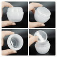 thumbnail image 4 of Beauticom 36 Jars 50G/50ML Round Frosted Container Jars with Inner Liner and Lid - White, 4 of 6