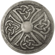 Concho 2 Inch Antique Silver-Celtic Round