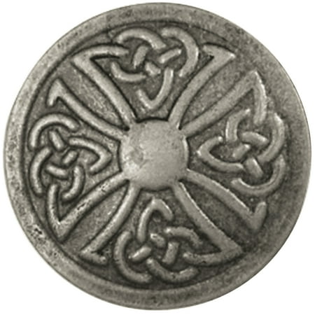 Concho 2 Inch Antique Silver-Celtic Round