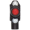 thumbnail image 2 of Mando universal Alessia con interruptor para moto negro, 2 of 2