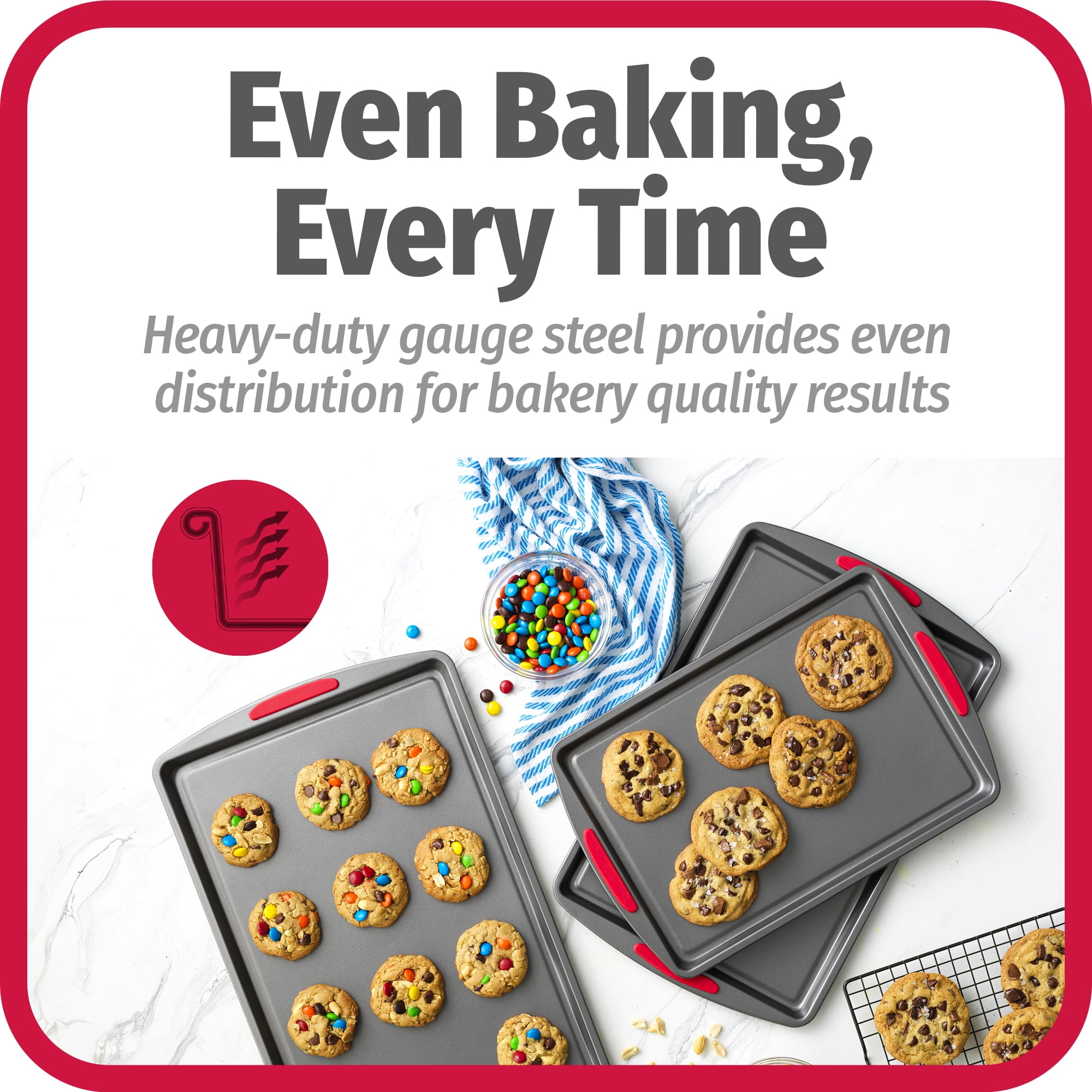 Good Cook® Non-Stick Cookie Sheet Set, 3 pc - Ralphs