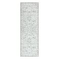 thumbnail image 2 of Geetinfly 2*6FT Area Rugs 2in*6in Hallway Runner Rug Vintage Floral Print Kitchen Runner Rug SoFT Area Rugs Anti-Slip Indoor Bedroom Rug Runner for Laundry Gray grey, 2 of 7