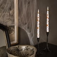 thumbnail image 2 of Mauxuk Halloween Candles Set of 2 - Pumpkin & Ghost Soy Wax Candles, 9.84 Inch Tabletop Decor, Spooky Holiday Decoration, Flameless Ornaments, 2 of 6