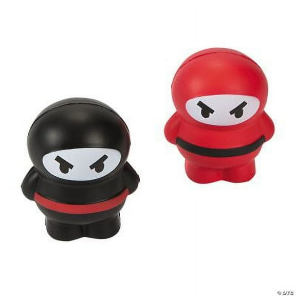 Ninja Stress Toys - Party Favors - 12 Pieces