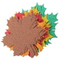 thumbnail image 3 of OUNONA 25-Pack Glitter Maple Leaf Ornaments, Autumn Fall Decorations for Home, Party, Thanksgiving Seasonal Decor, 3 of 7