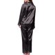thumbnail image 4 of Gibobby Lencería sexy Traje Pijama Camisón sexy Ropa interior Mujer Mujer Largo Nuevo Conjunto suelto Pijama Lencería de satén Ropa de dormir sexy(Negro 4XL), 4 of 5